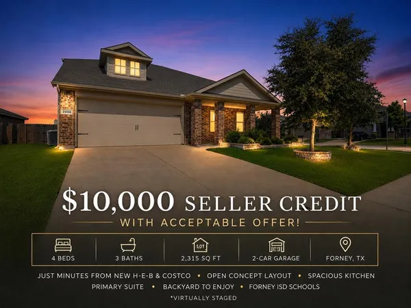 $340,000 | 2000 Grimes Drive, Forney, TX 75126