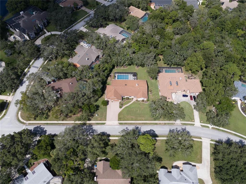 4603 Lake In The Woods Drive Spring Hill, FL 34607 - Photo 56 of 69 an aerial view of a house with a yard