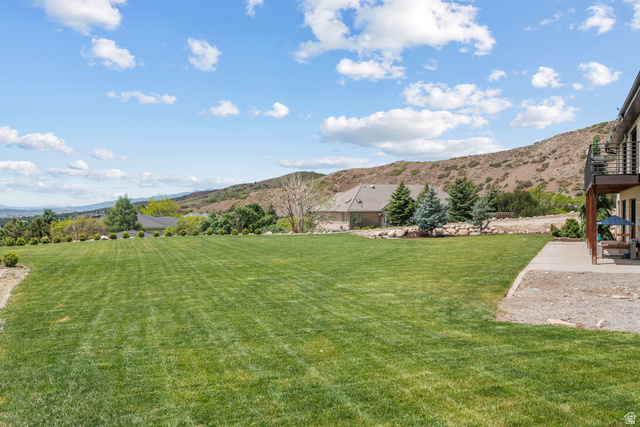 4221 Juniper Circle Alpine, UT 84004 - Photo 49 of 66 Expansive level lawn area with mountain scenery