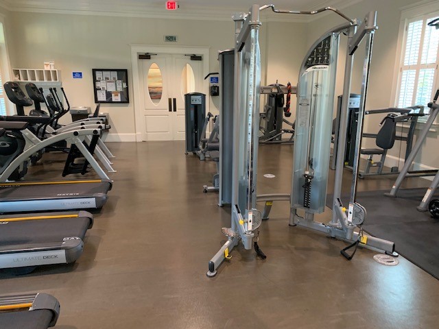 70 Shell Port Square The Woodlands, TX 77380 - Photo 37 of 50 a view of a room with gym equipment