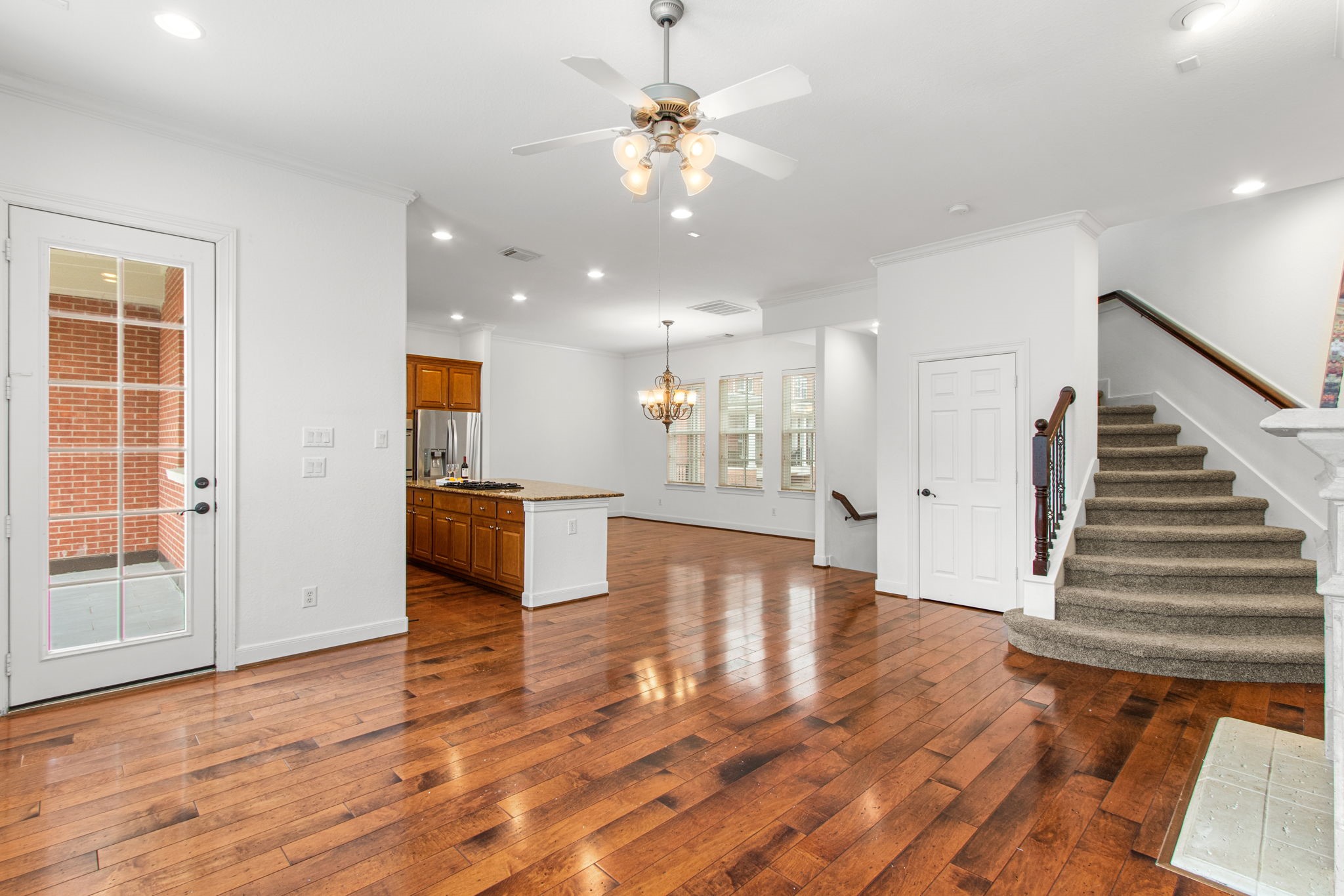 70 Shell Port Square The Woodlands, TX 77380 - Photo 9 of 50 a view of kitchen with cabinets and wooden floor