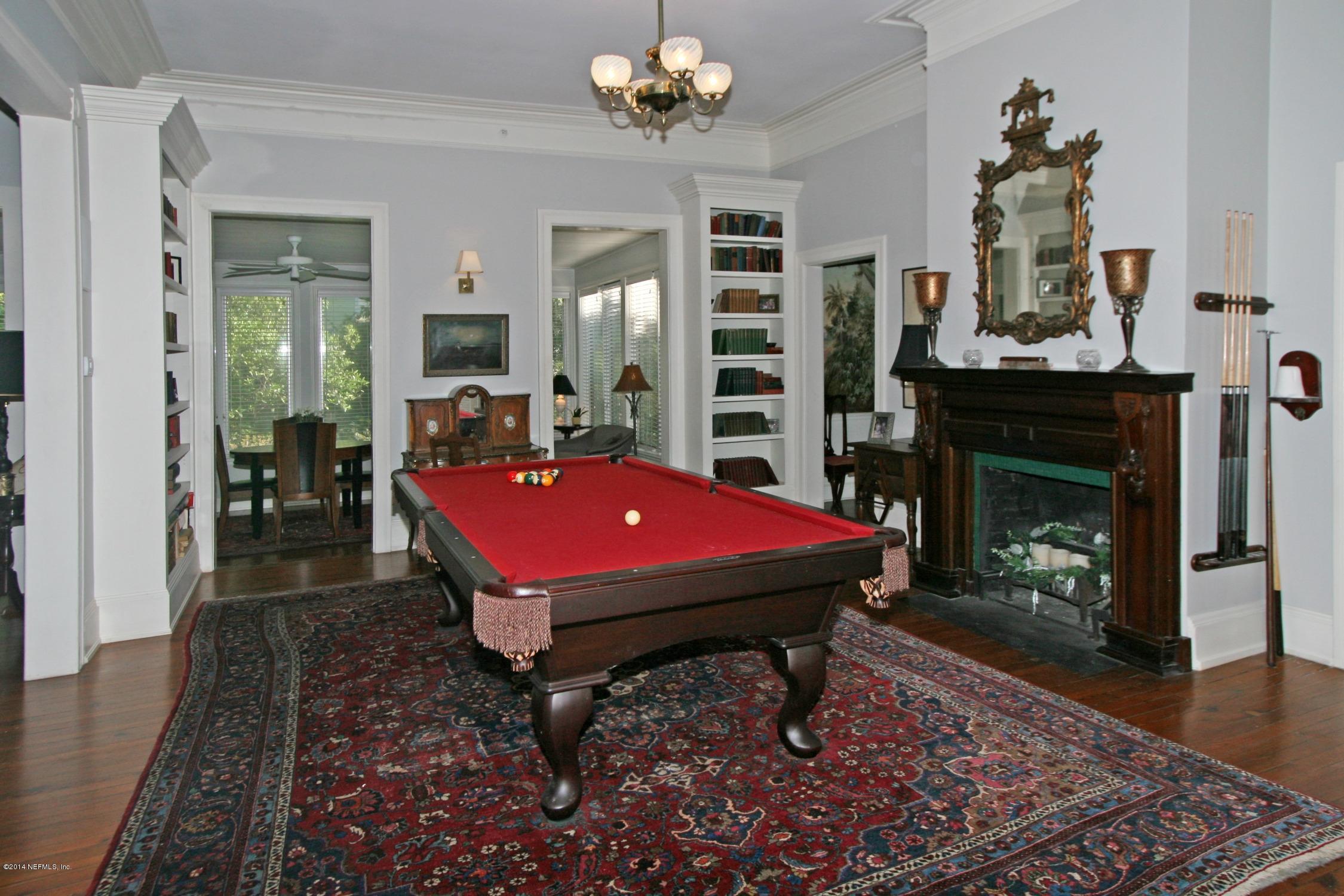 48 Water Street St. Augustine, FL 32084 - Photo 13 of 52 a room with pool table and windows