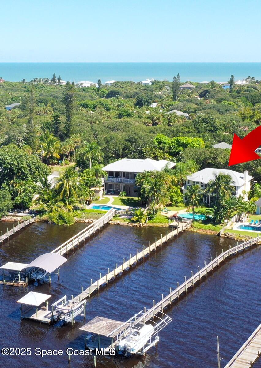 5930 Riverside Drive Melbourne Beach, FL 32951 - Photo 5 of 46 a view of a city from a balcony