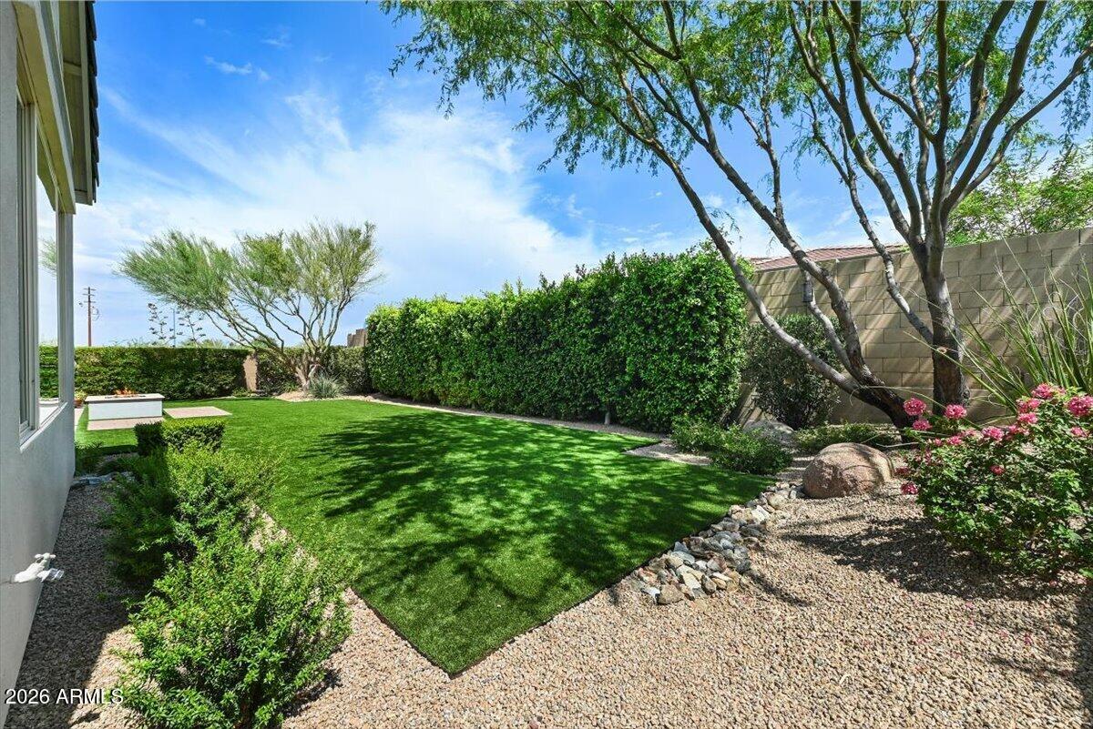 4412 East Roy Rogers Road Cave Creek, AZ 85331 - Photo 39 of 40 a view of a garden with a flower garden