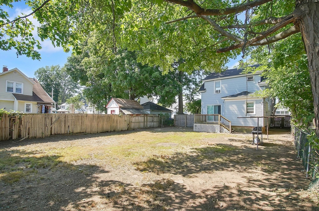 15 Eldert Street Springfield, MA 01109 - Photo 22 of 28 a view of a backyard of the house