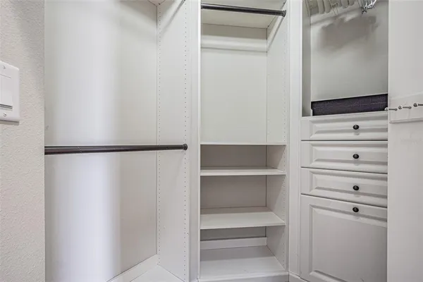 a view of walk in closet