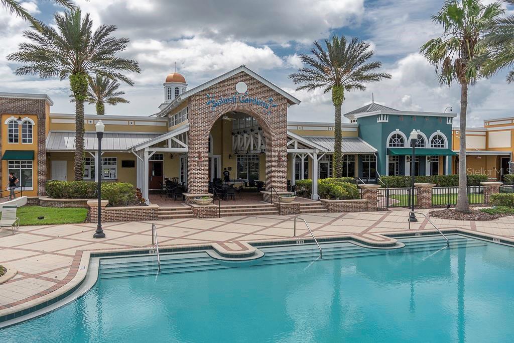 20411 Lace Cascade Road Land O Lakes, FL 34637 - Photo 37 of 44 a view of a house with swimming pool and sitting area