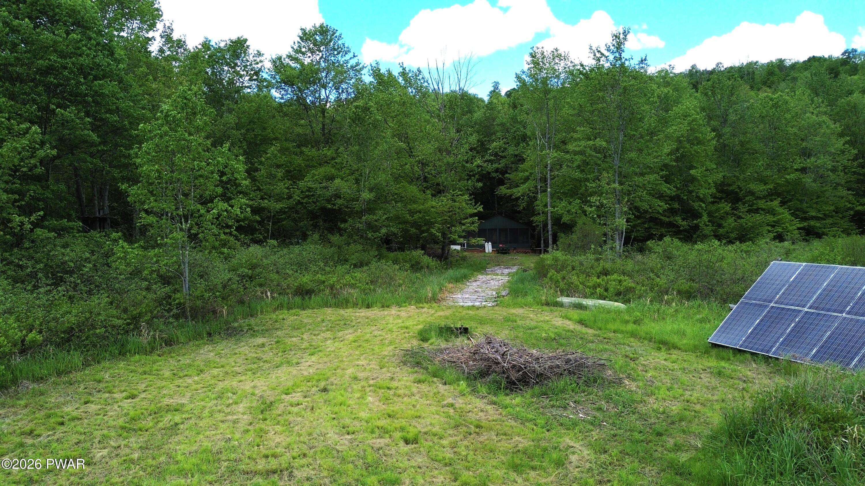 94 Swamp Road Pleasant Mount, PA 18453 - Photo 23 of 33 a view of backyard with green space