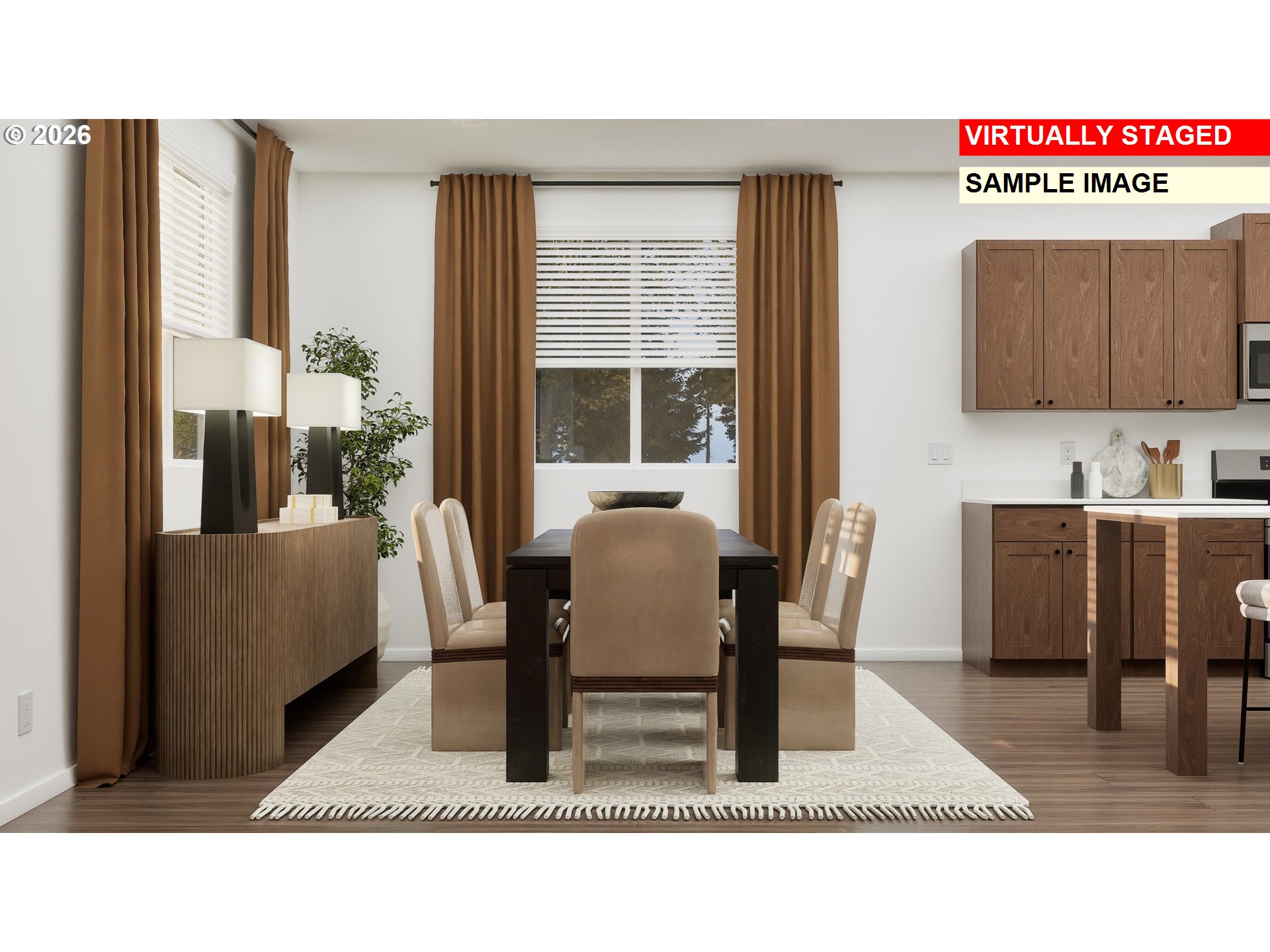 1083 Clemson Street Gervais, OR 97026 - Photo 11 of 25 a black and white photo of a living room