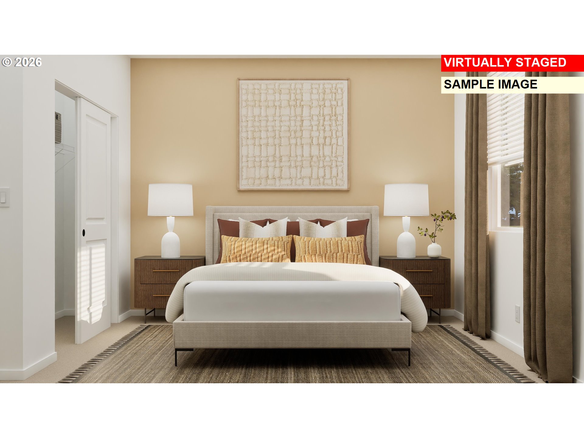 1083 Clemson Street Gervais, OR 97026 - Photo 20 of 25 a bedroom with a bed and a cabinets