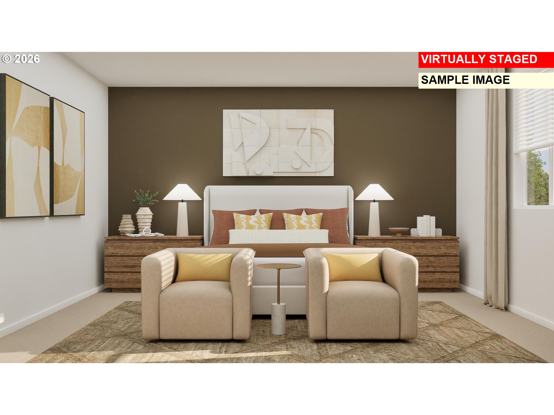 1083 Clemson Street Gervais, OR 97026 - Photo 22 of 25 a living room with furniture and a painting