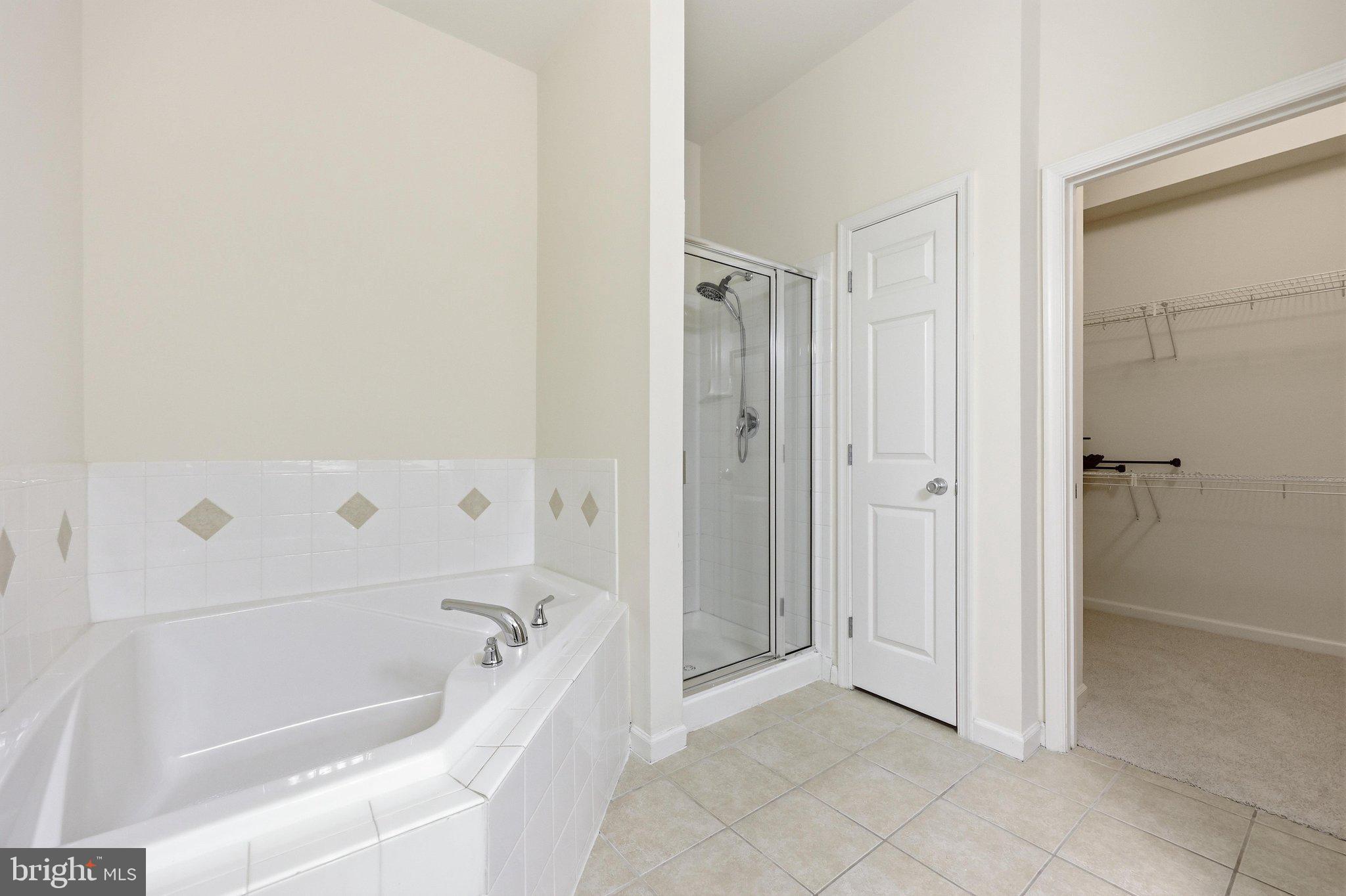 7 Booth Street, Unit 110 Gaithersburg, MD 20878 - Photo 36 of 50 Soaking tub and shower