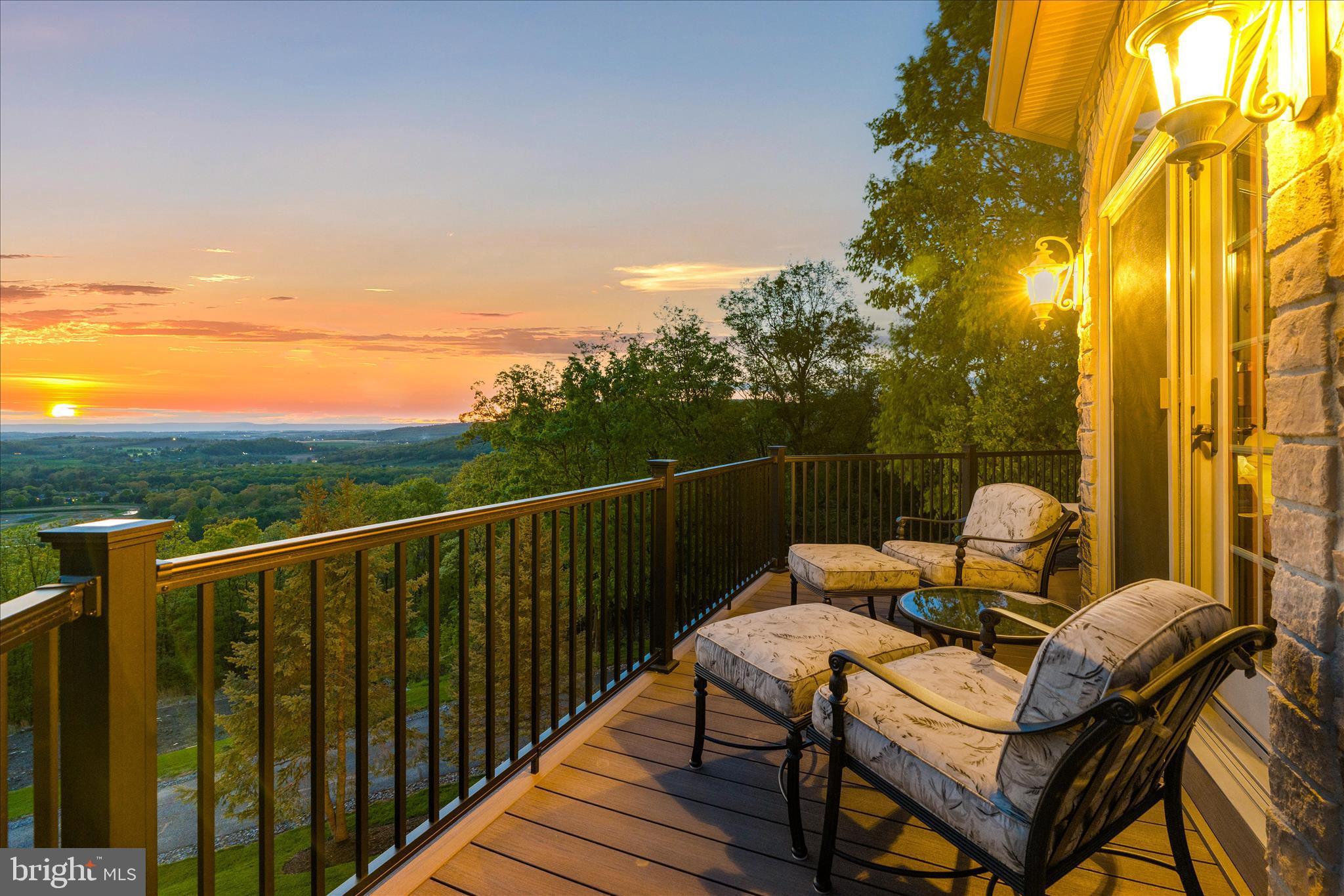 12565 Stone Crest Circle Waynesboro, PA 17268 - Photo 54 of 146 Exterior balcony twilight view