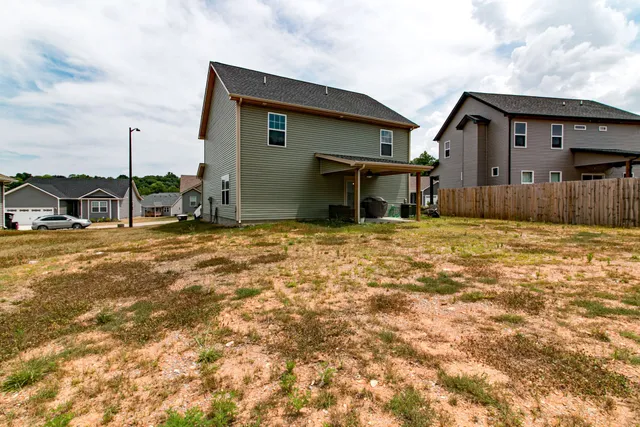 a view of a house with a outdoor space