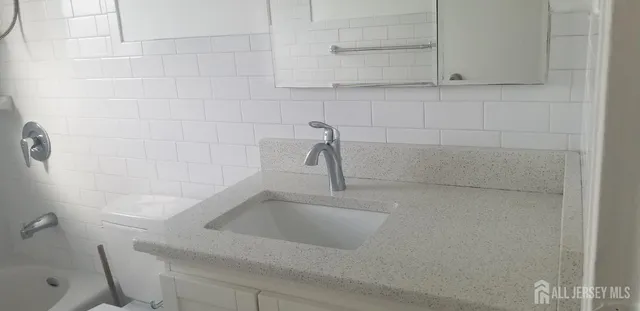 a close view of a sink