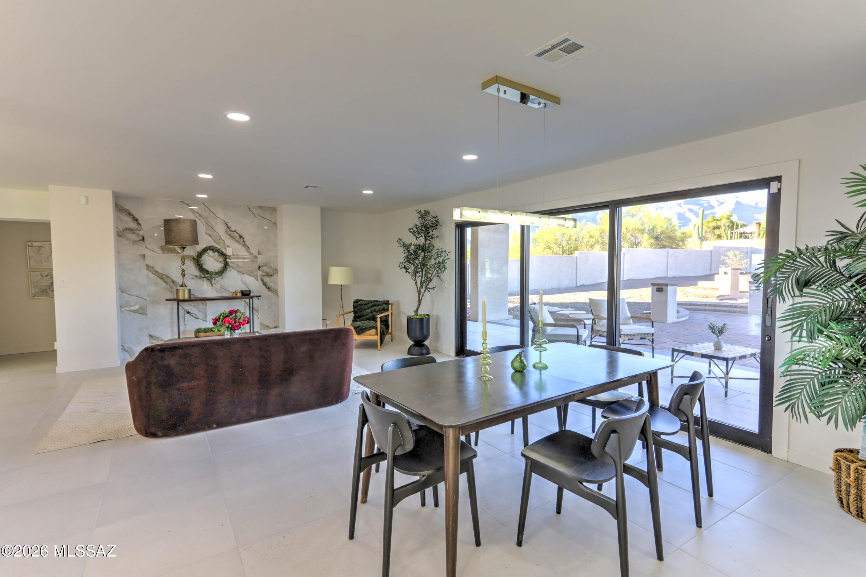 4939 East River Road Tucson, AZ 85718 - Photo 5 of 29 a view of a dining room with furniture window and outside view