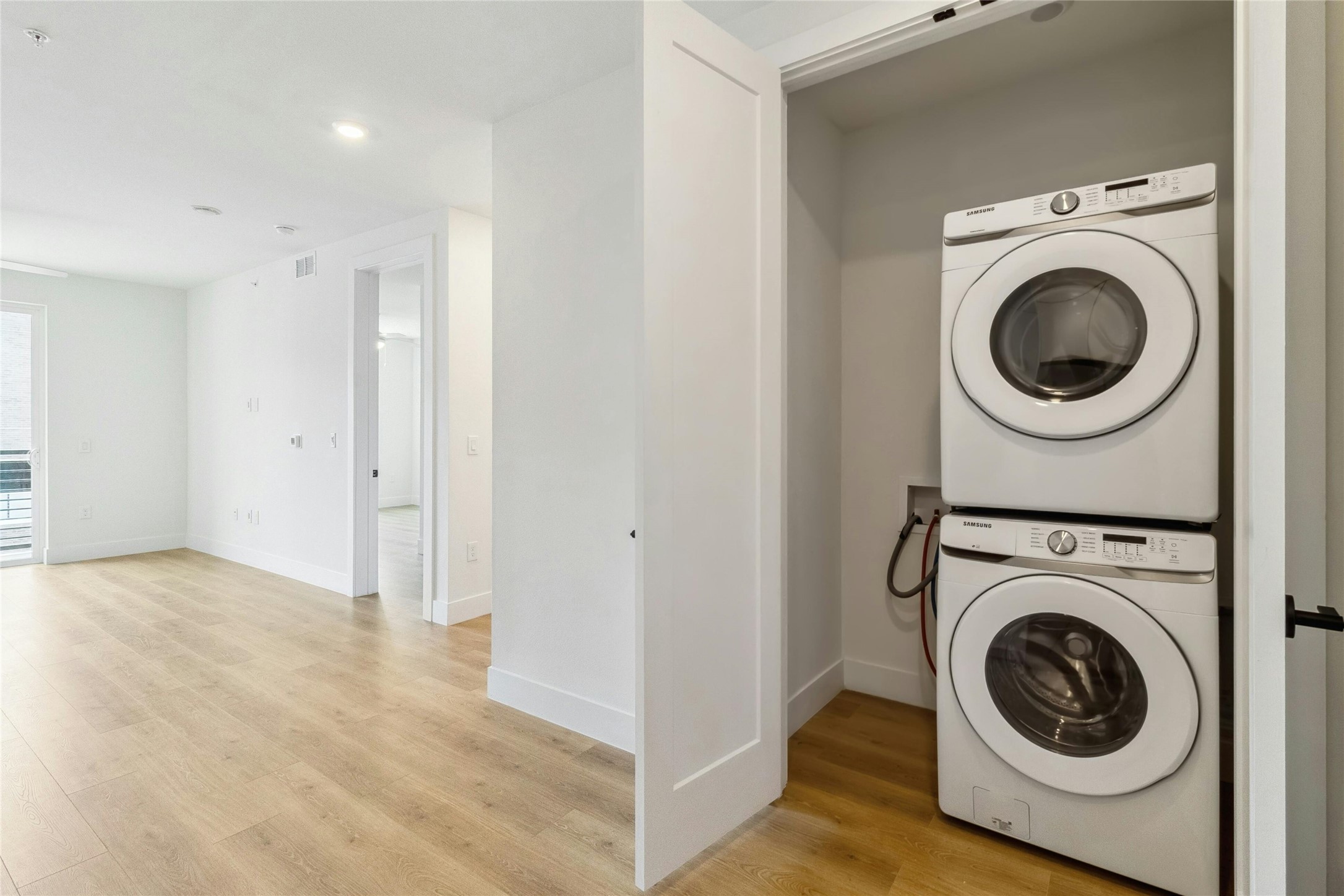 1701 Simond Avenue, Unit 401 Austin, TX 78723 - Photo 3 of 19 Washer and dryer are inside the unit