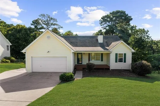 a view of a house with a balcony