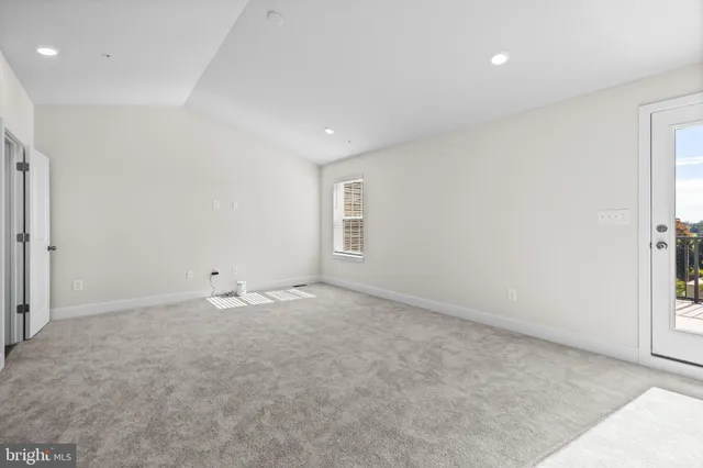 a view of an empty room