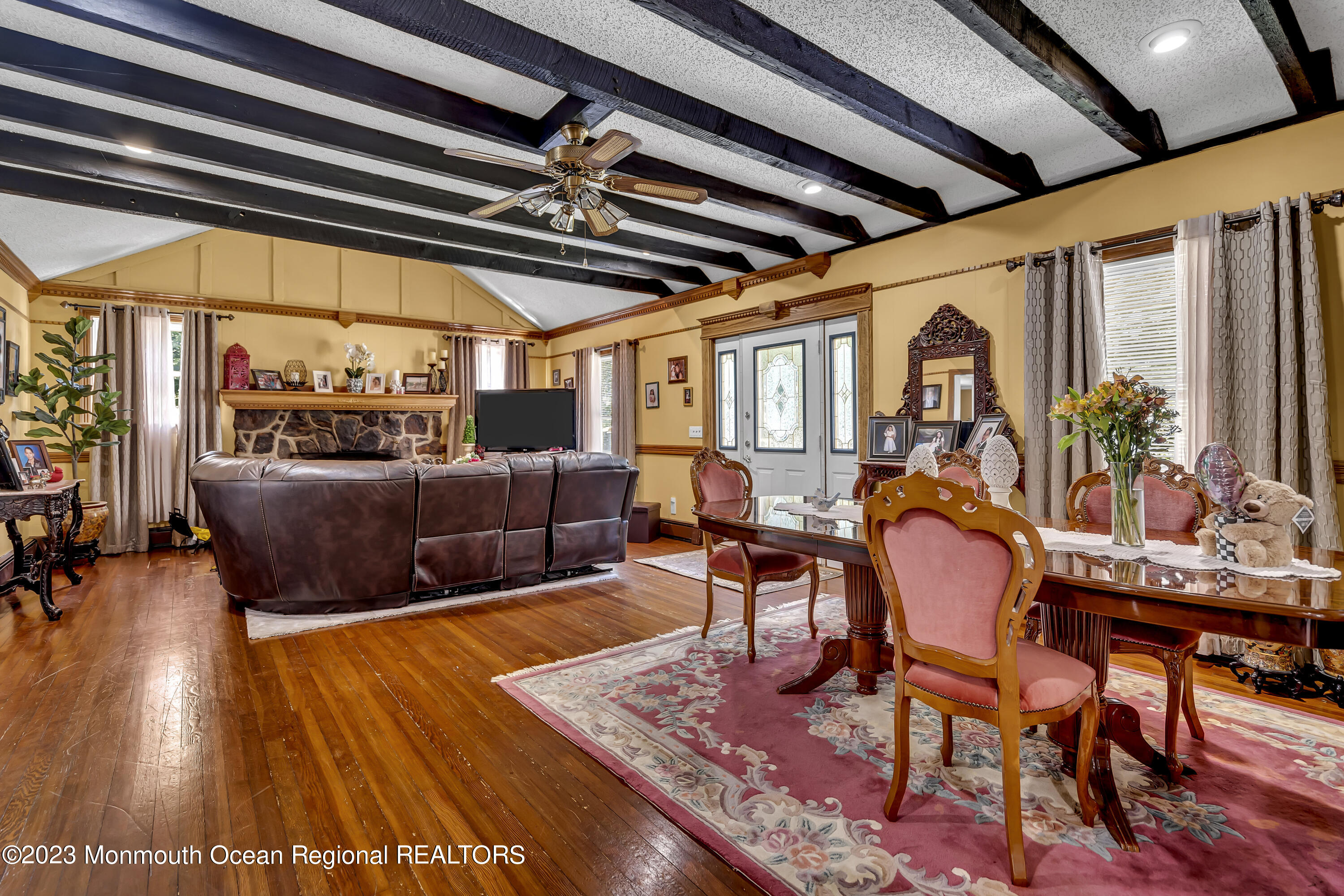 129 Jackson Mills Road Freehold, NJ 07728 - Photo 4 of 40 a living room with furniture and wooden floor