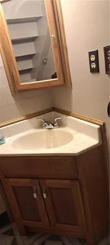 a close view of sink