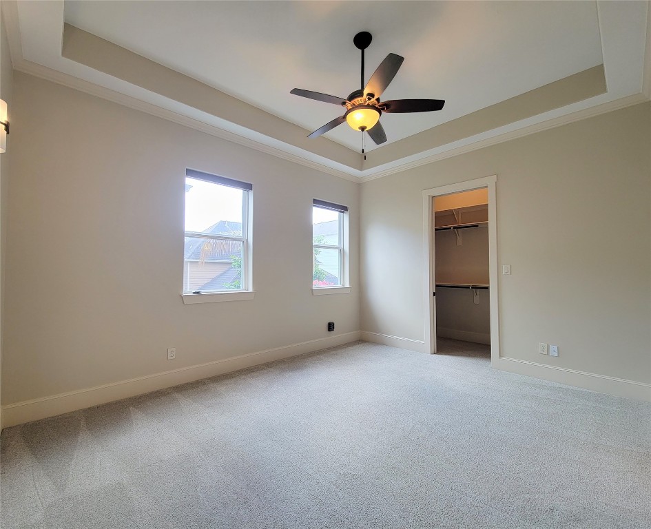6121 Hamman Street Houston, TX 77007 - Photo 15 of 28 Bedroom #2. Premium Shaw carpet. So plush you can sleep on it comfortably! High tray ceiling makes the room feel even more spacious.