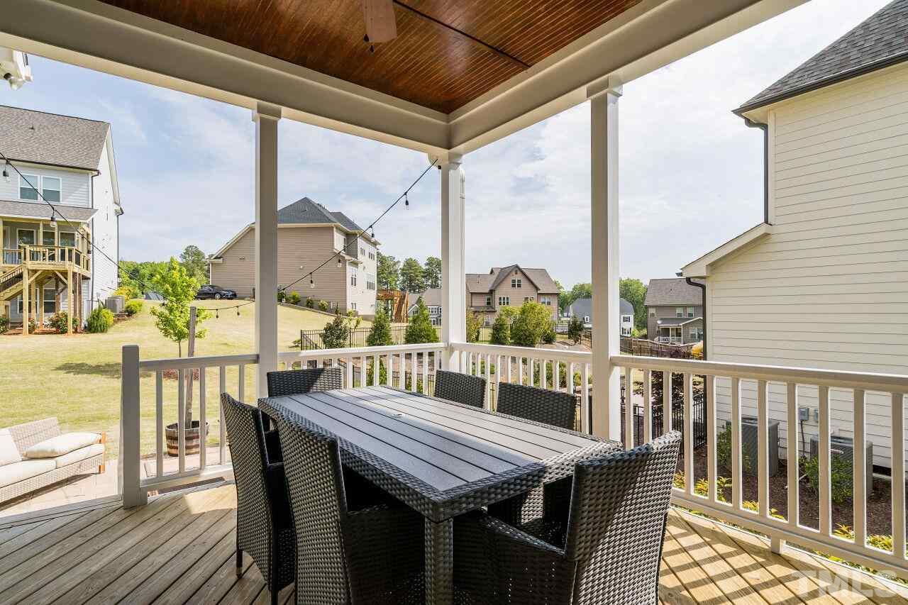5264 Aleppo Lane Raleigh, NC 27613 - Photo 27 of 30 Lovely covered back porch for shaded afternoon cookouts.