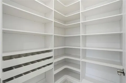 a view of room with cabinets