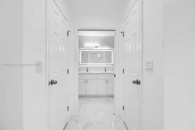 a view of an empty room