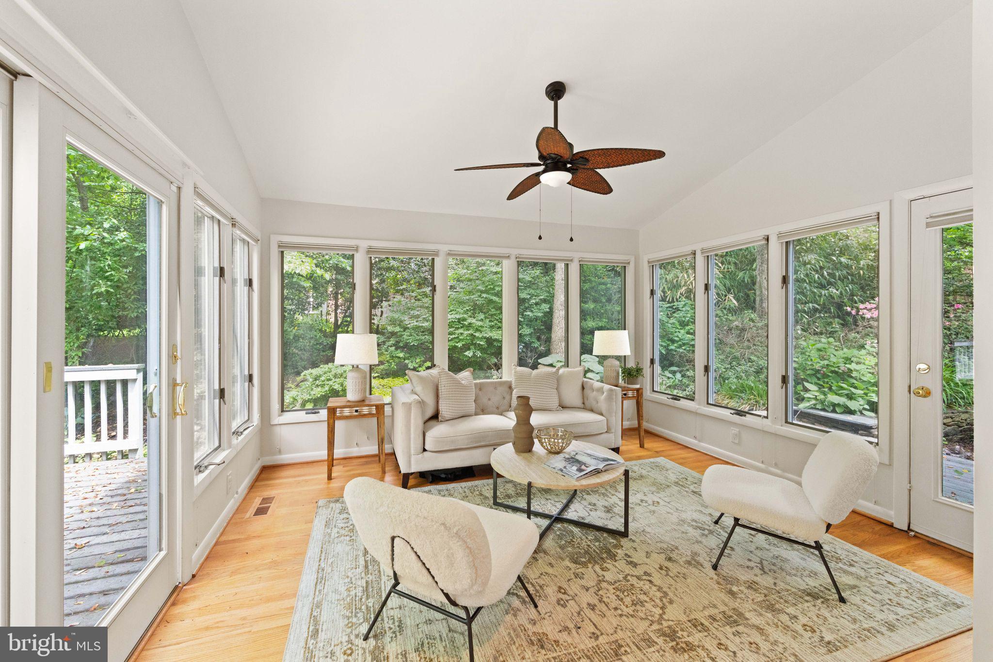 1925 Upper Lake Drive Reston, VA 20191 - Photo 17 of 88 Beautiful sunroom addition with vaulted ceiling