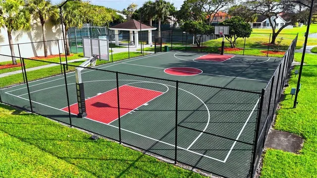 a view of a backyard with sitting area and furniture