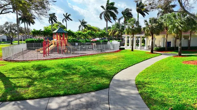 a view of a backyard with a garden