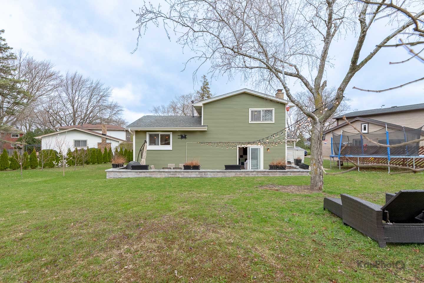 333 Bramble Lane Schaumburg, IL 60193 - Photo 30 of 33 a front view of a house with a garden and trees