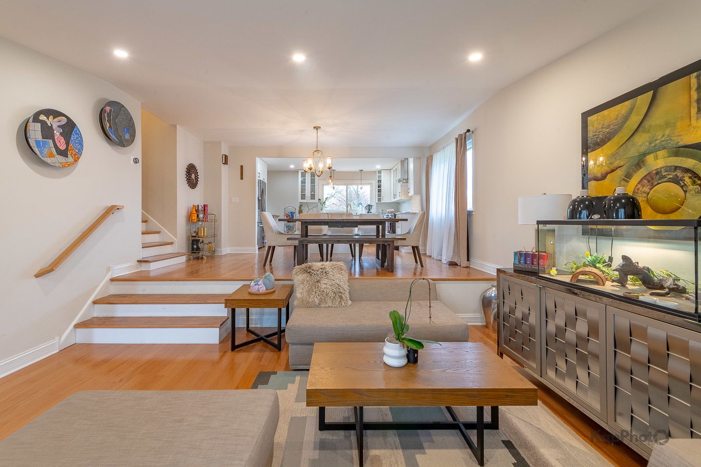 333 Bramble Lane Schaumburg, IL 60193 - Photo 7 of 33 a living room with fireplace furniture and a potted plant
