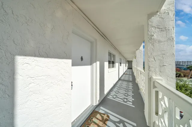 a view of balcony with city view