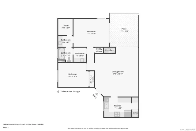 $499,900 | 3661 Avocado Village Court, Unit 115, La Mesa, CA 91941