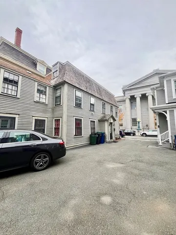 a car parked in front of house
