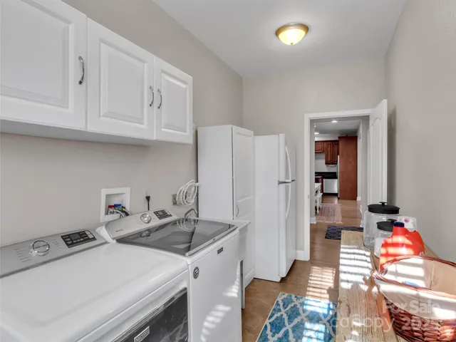 a room with storage and utility