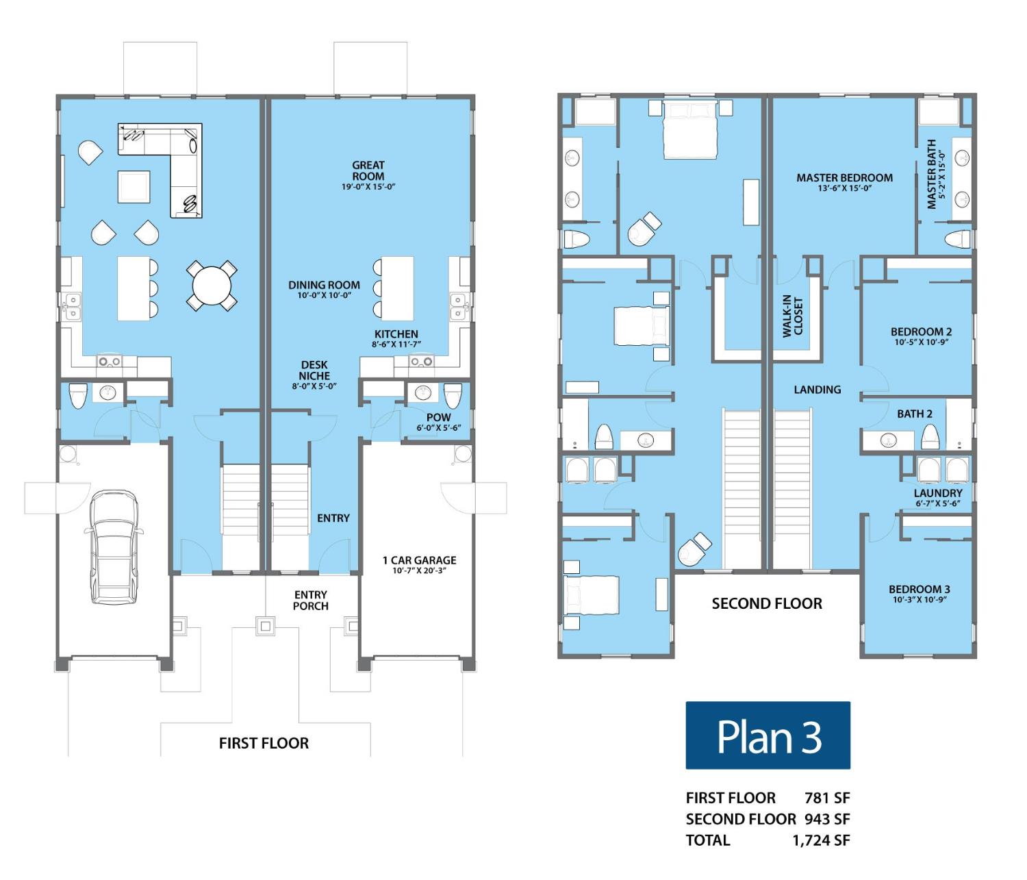 239 Chico Place Davis, CA 95618 - Photo 6 of 6 Builder Floor Plan 3
