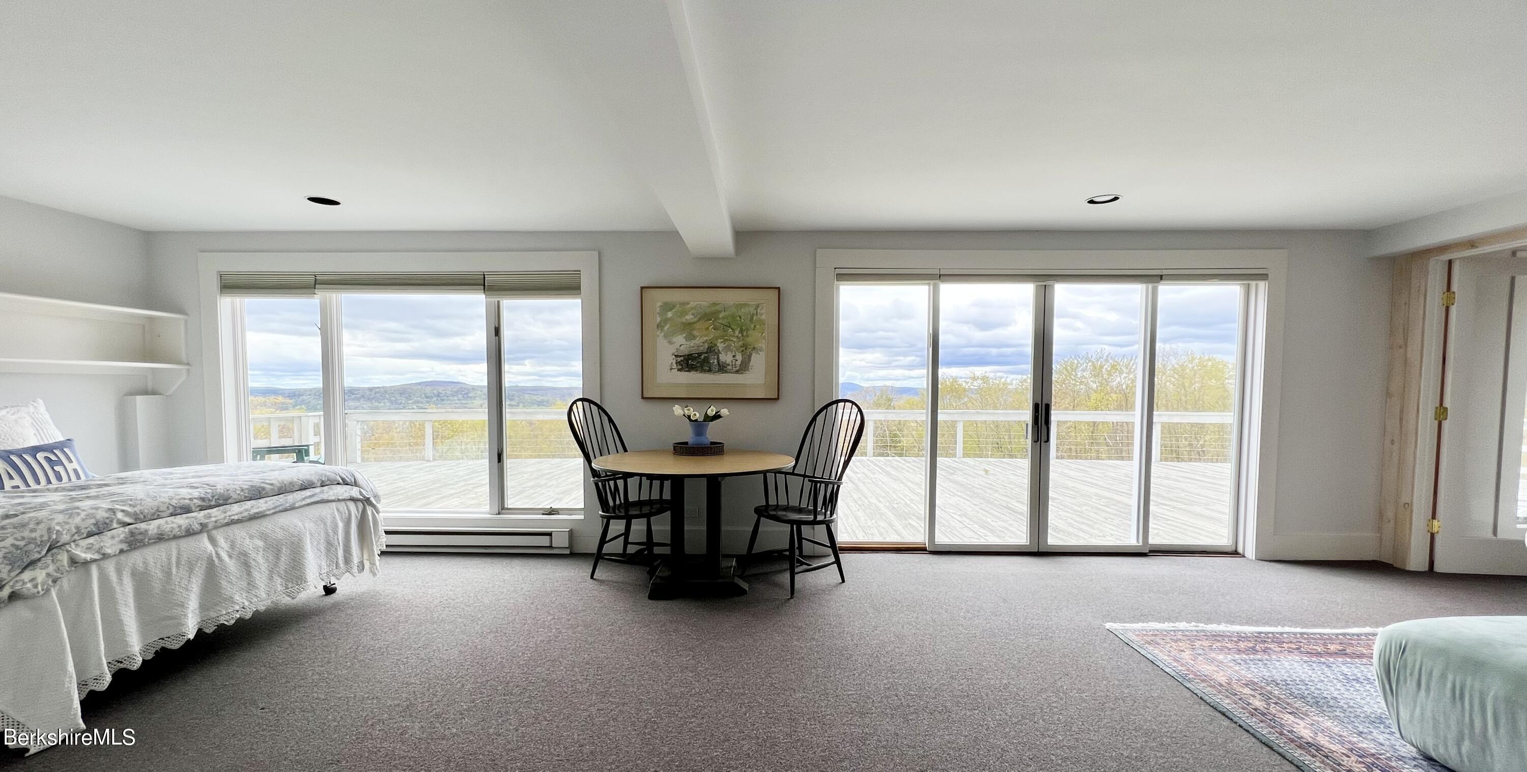 169 Mt Hunger Road Monterey, MA 01245 - Photo 37 of 51 a living room with furniture and a large window