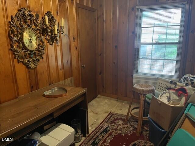 409 Edward Street Durham, NC 27701 - Photo 13 of 35 Bedroom #2 Back Left of Home Knotty Pine