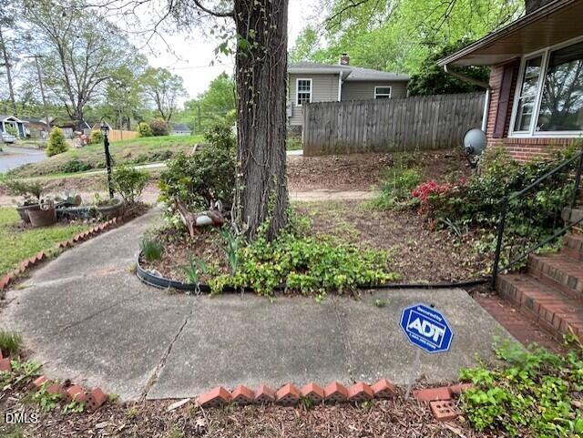409 Edward Street Durham, NC 27701 - Photo 32 of 35 Front Yard of Home facing East