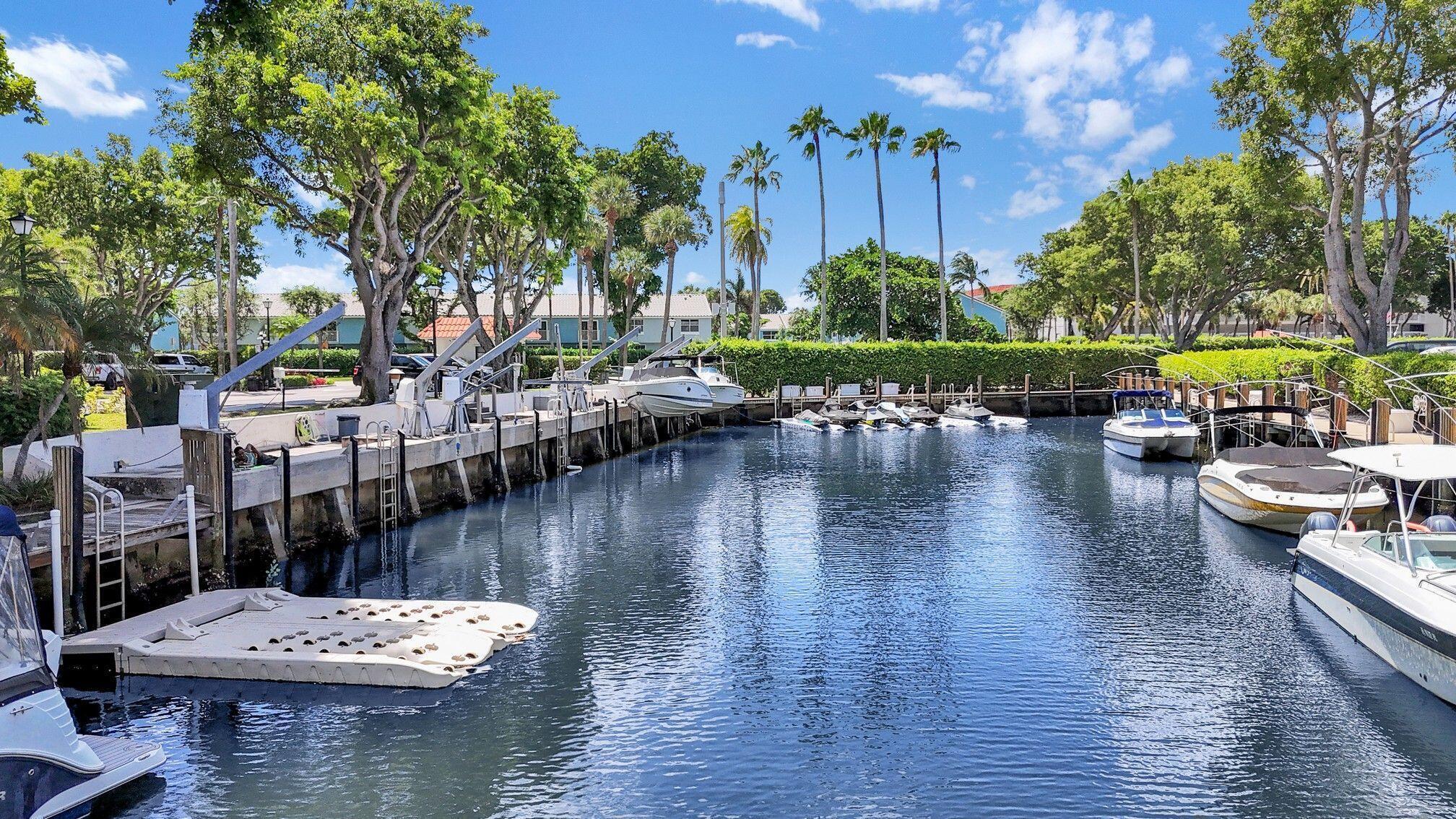 859 Jeffery Street, Unit 202 Boca Raton, FL 33487 - Photo 91 of 94 PB Arial 8-25 boats and canal pic 5