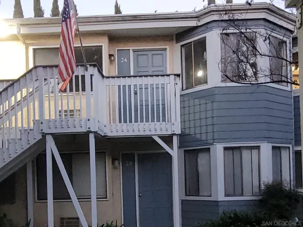 a front view of a house with entryway