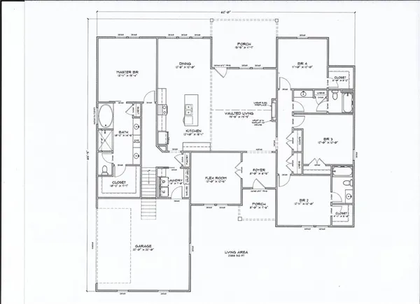 a picture of a floor plan