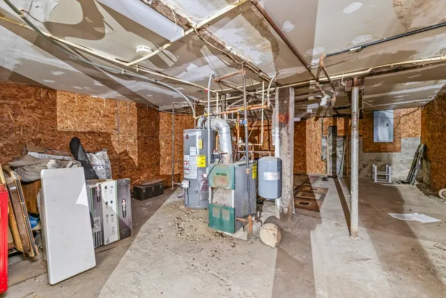 a view of a storage room