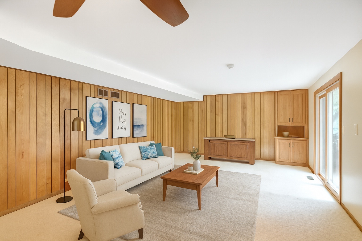 512 Forest Drive Addison, IL 60101 - Photo 44 of 61 a living room with furniture and a large window