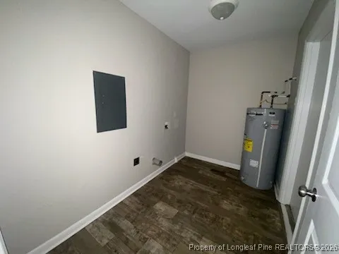 a view of water heater room