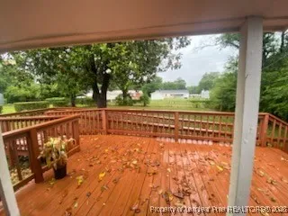 a view of a balcony with lake view