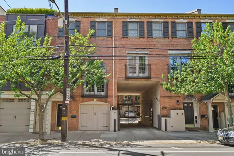 a front view of a building